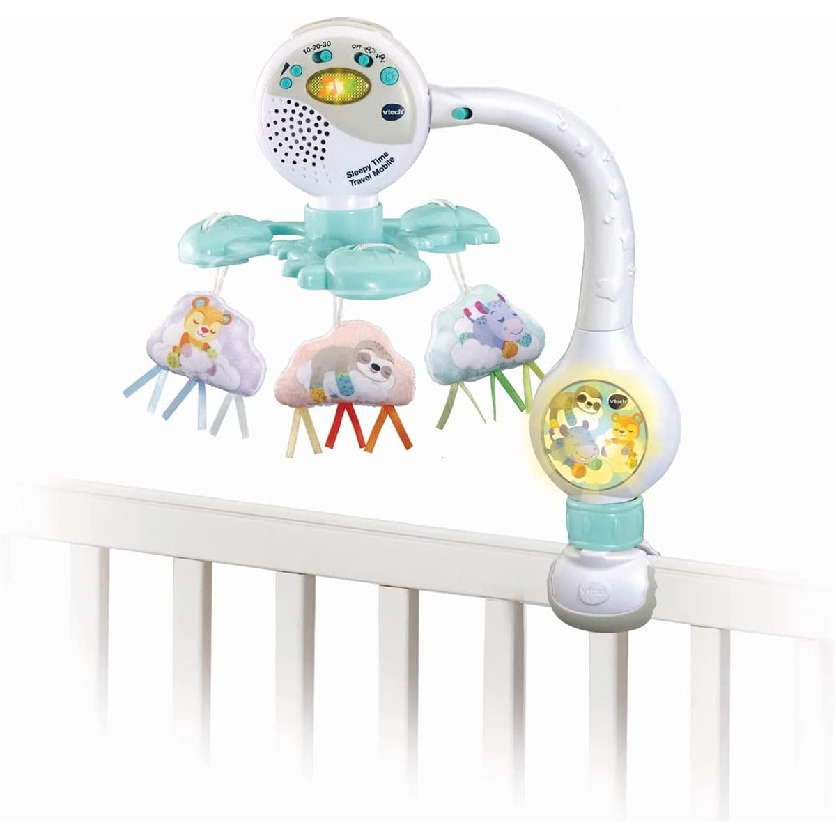 Vtech Sleepy Time Travel Mobile | Sensory On-the-Go Baby Mobile with Music & Sounds | Suitable for Ages 0 - 24 Months