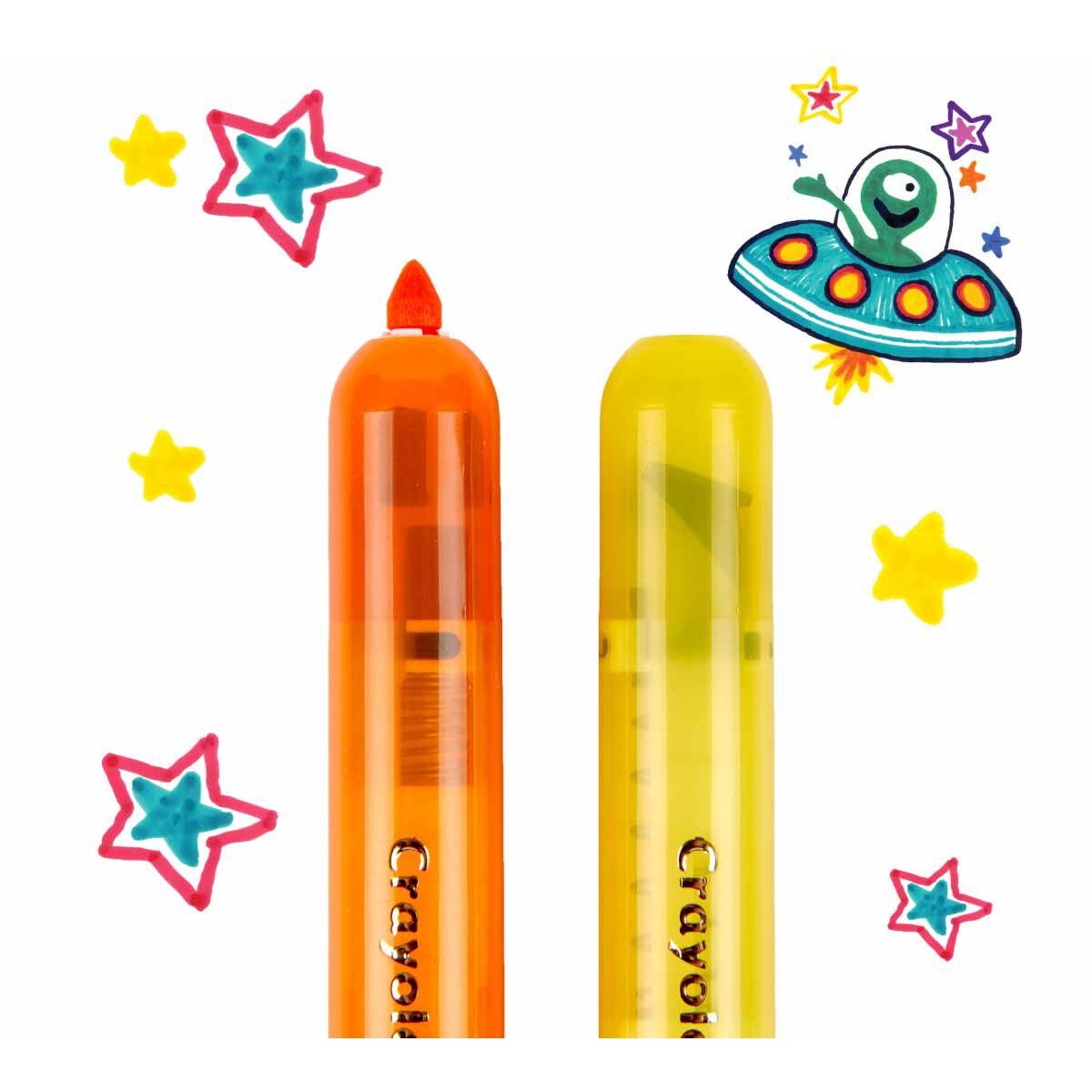 Crayola Super Clicks Retractable Markers, 10 Count