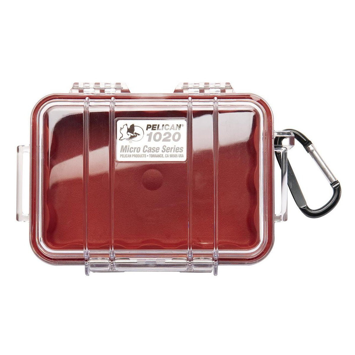Pelican Micro Case 1020 WL/WI - Red Clear