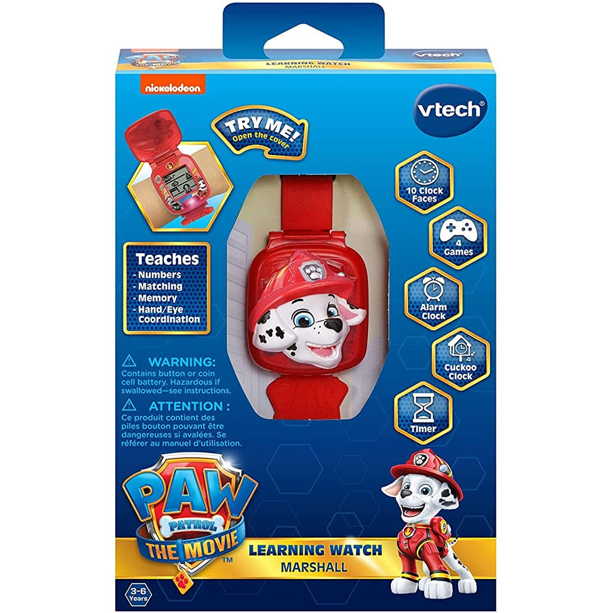 Vtech Paw Patrol Movie Marshall Learning Watch