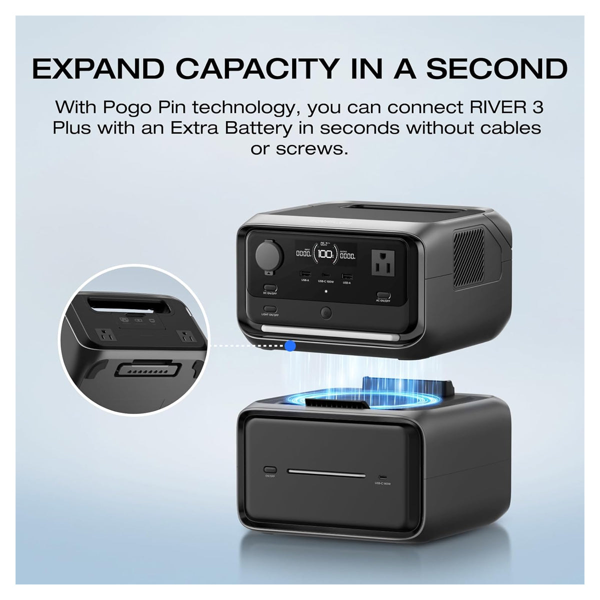 Ecoflow EB600 Battery for RIVER 3 Plus(572WH)