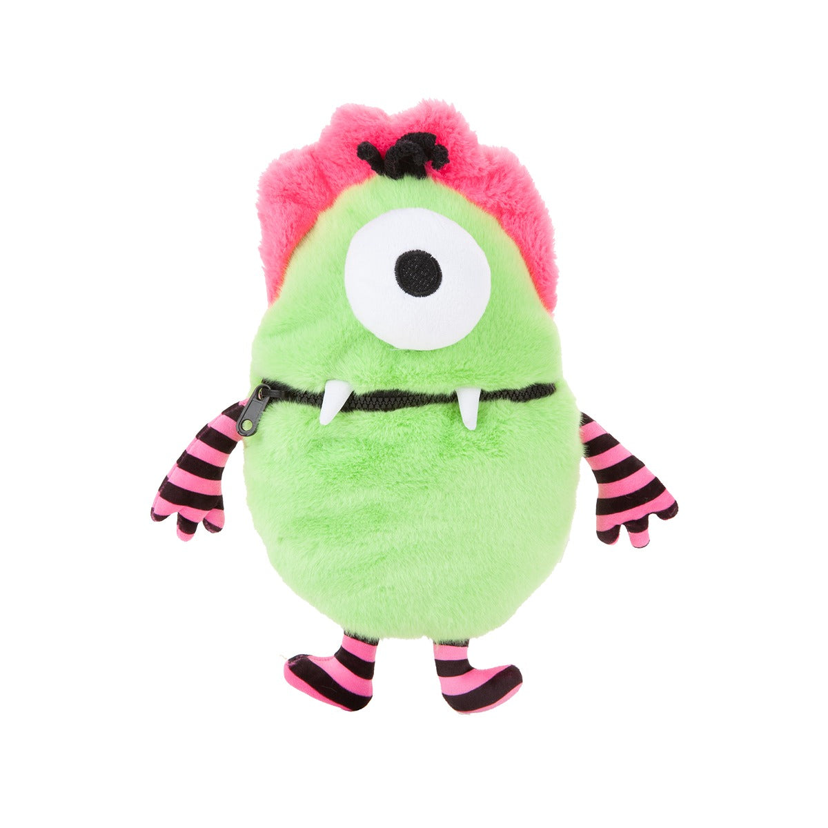 WORRY MONSTER 11-inch Rabbit Fur Soft Plush Toy