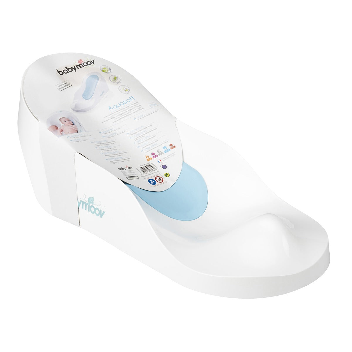 BabyMoov آ Aquasoft Bath Seat White White 55 x 19 x 24Cm