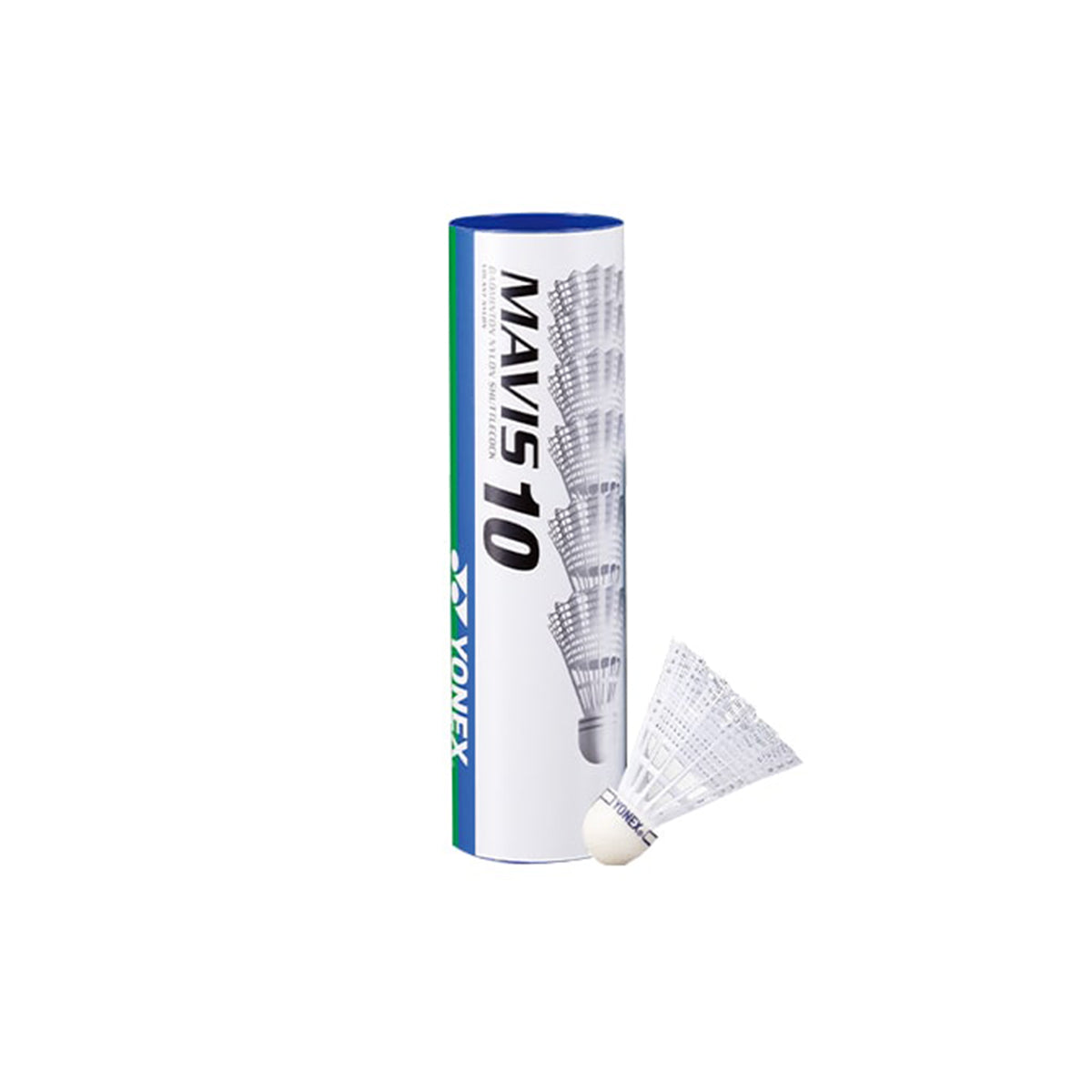 Yonex Mavis 10 White Middle (6*1) Blue Cap