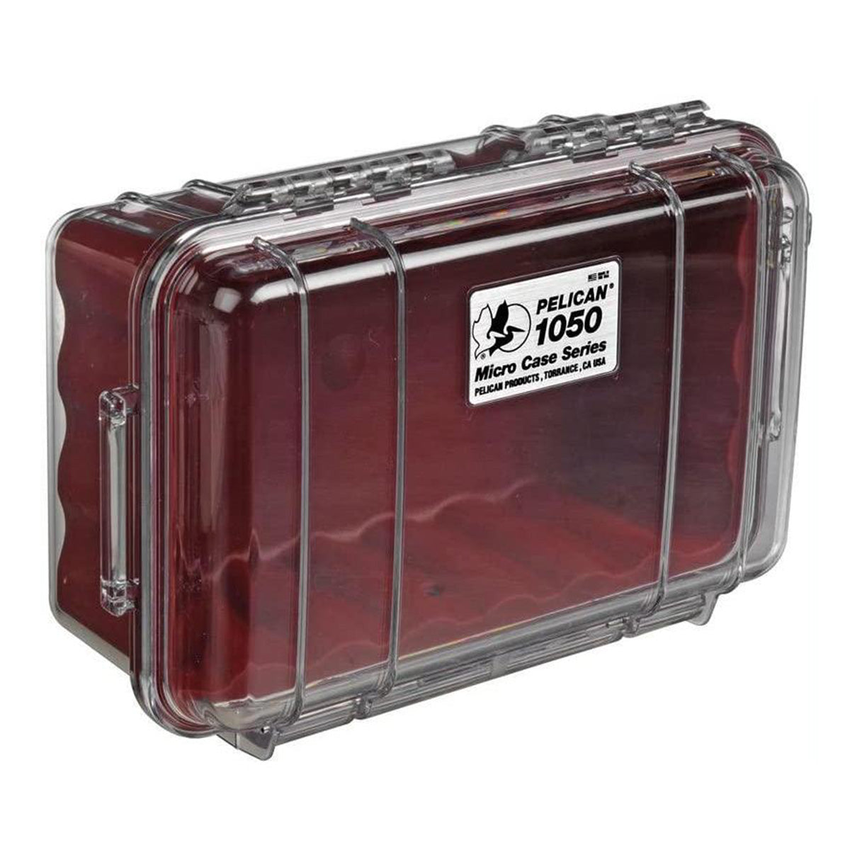 Pelican Micro Case 1050 WL/WI - Red Clear
