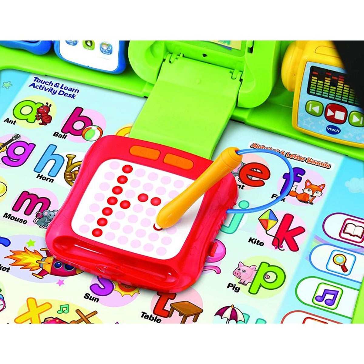 Vtech Explore & Write Activity Desk | Writing Pad, Blackboard and Art Station for Babies and Kids - Multicolor