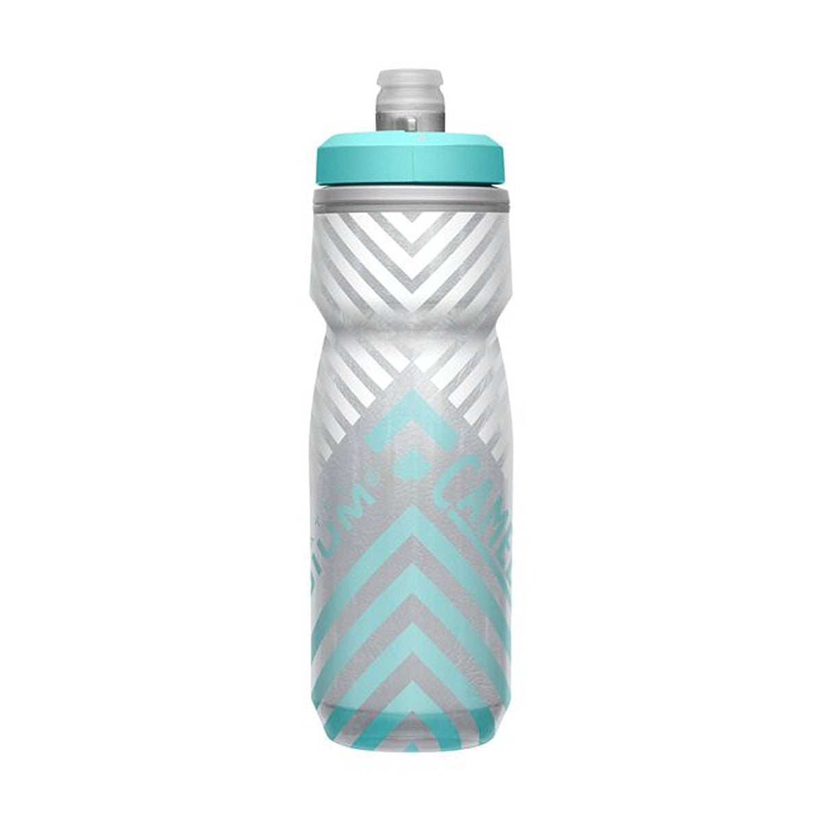 CamelBak Podium Chill Outdoor 21oz, Grey/Teal Stripe