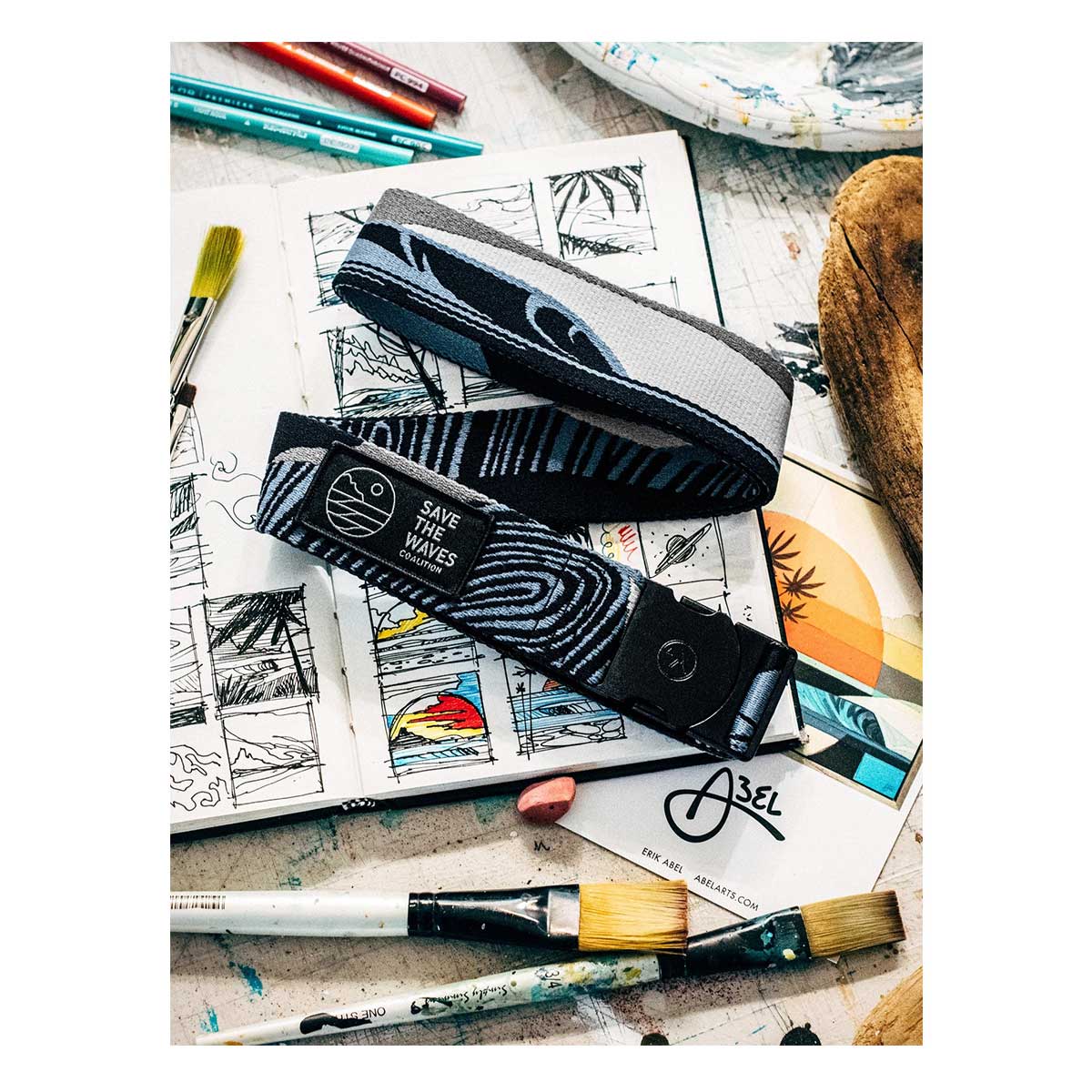 Arcade Adventure Rambler Belt Collab Save The Waves Moody Blue