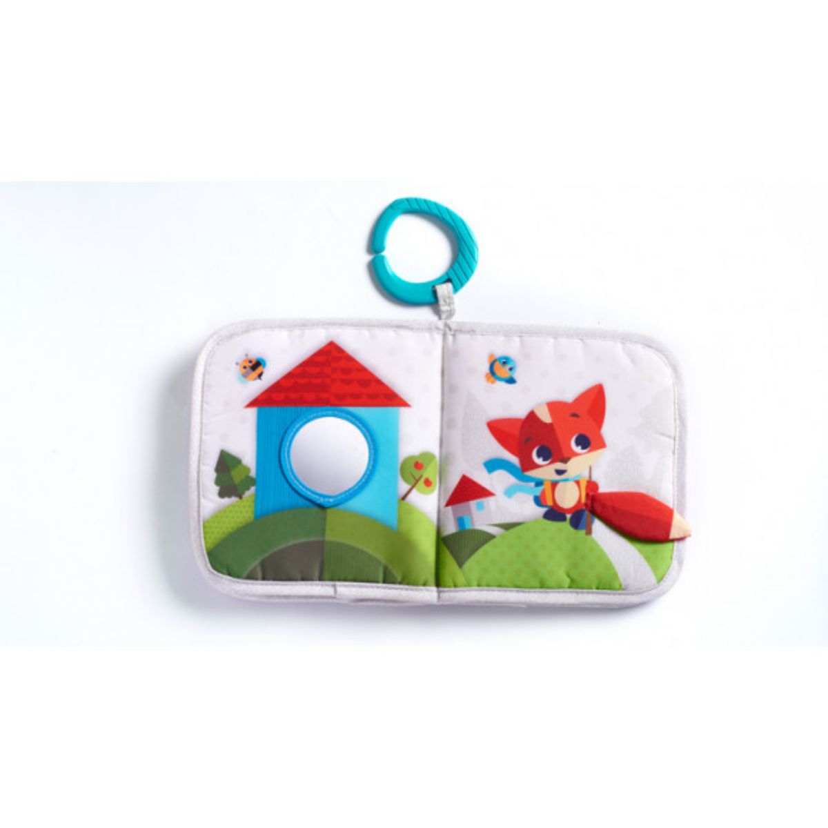 Tiny Love WHERE DO I TRAVEL SOFT BOOK | 6-18 Month Baby | Educational Touch and Feel Activity Toy | Washable Fabric, 1pc