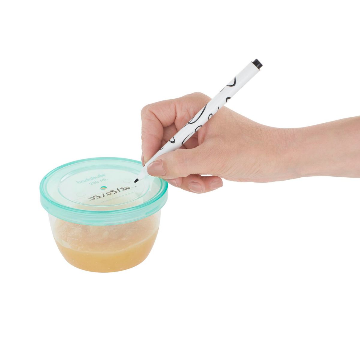 Badabulle Baby Bowls with Lid / Food Storage Containers - 5 X 250ml