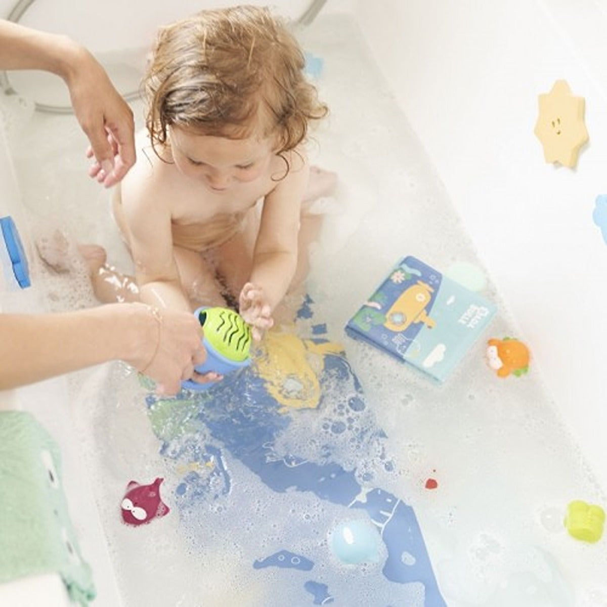 Badabulle Non-Slip Bath Mat with Temperature Indicator