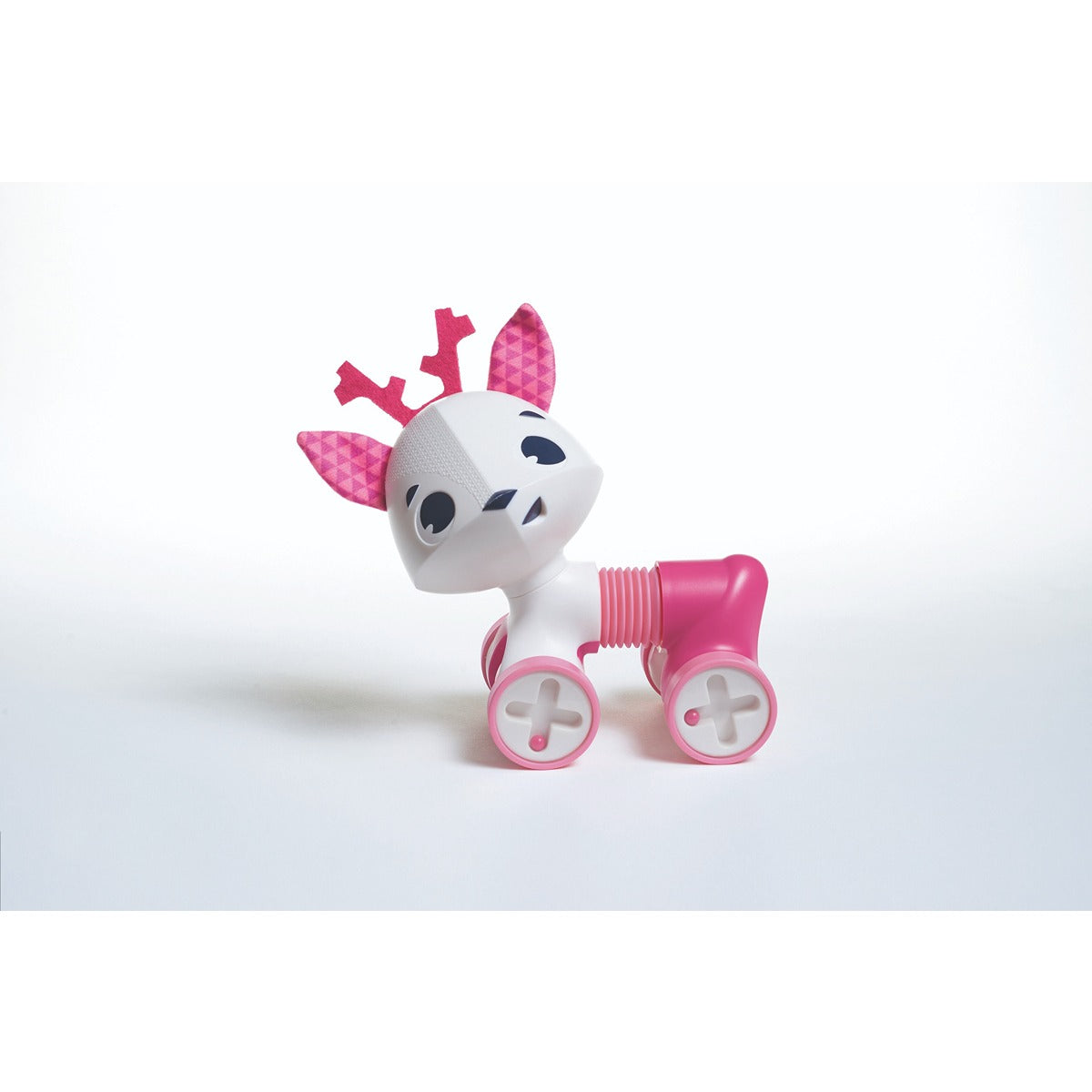 Tiny Love TINY ROLLING TOY - FLORENCE THE FAWN | 3 months + Babies | Cognition Developing Flexible Toys | Pink