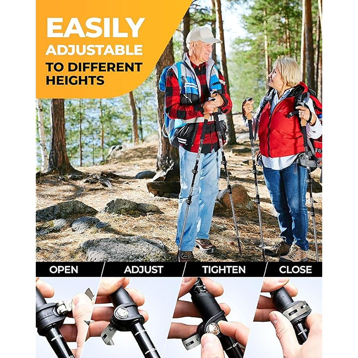 SILVA Trekking poles aluminum cork