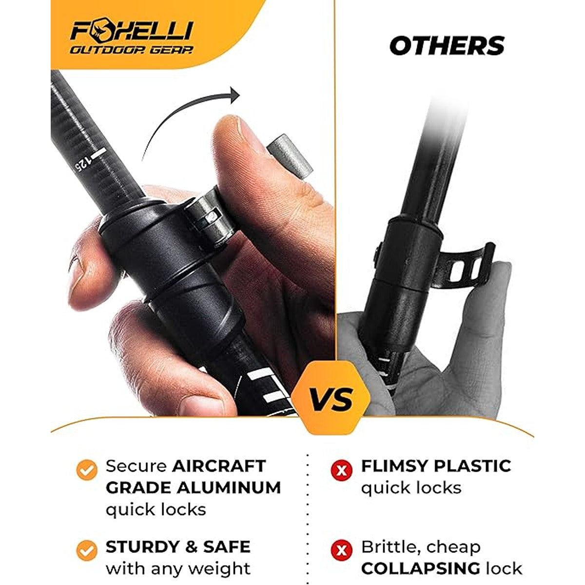 SILVA Trekking poles aluminum cork