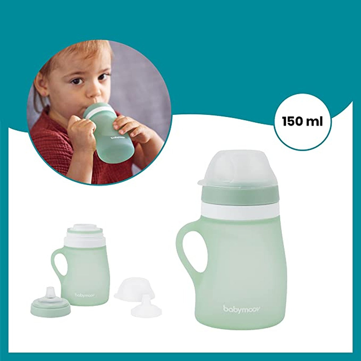 BabyMoov Grow ISY Silicone Feeding Set 24-36M