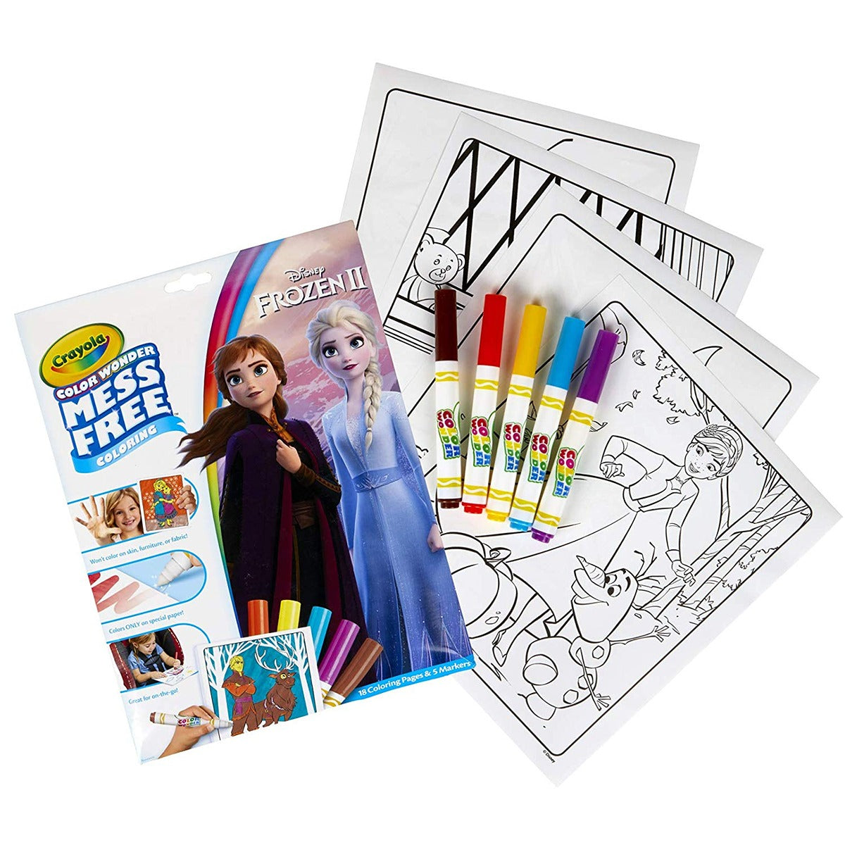 Crayola COLOR WONDER OVERWRAP FROZEN    2