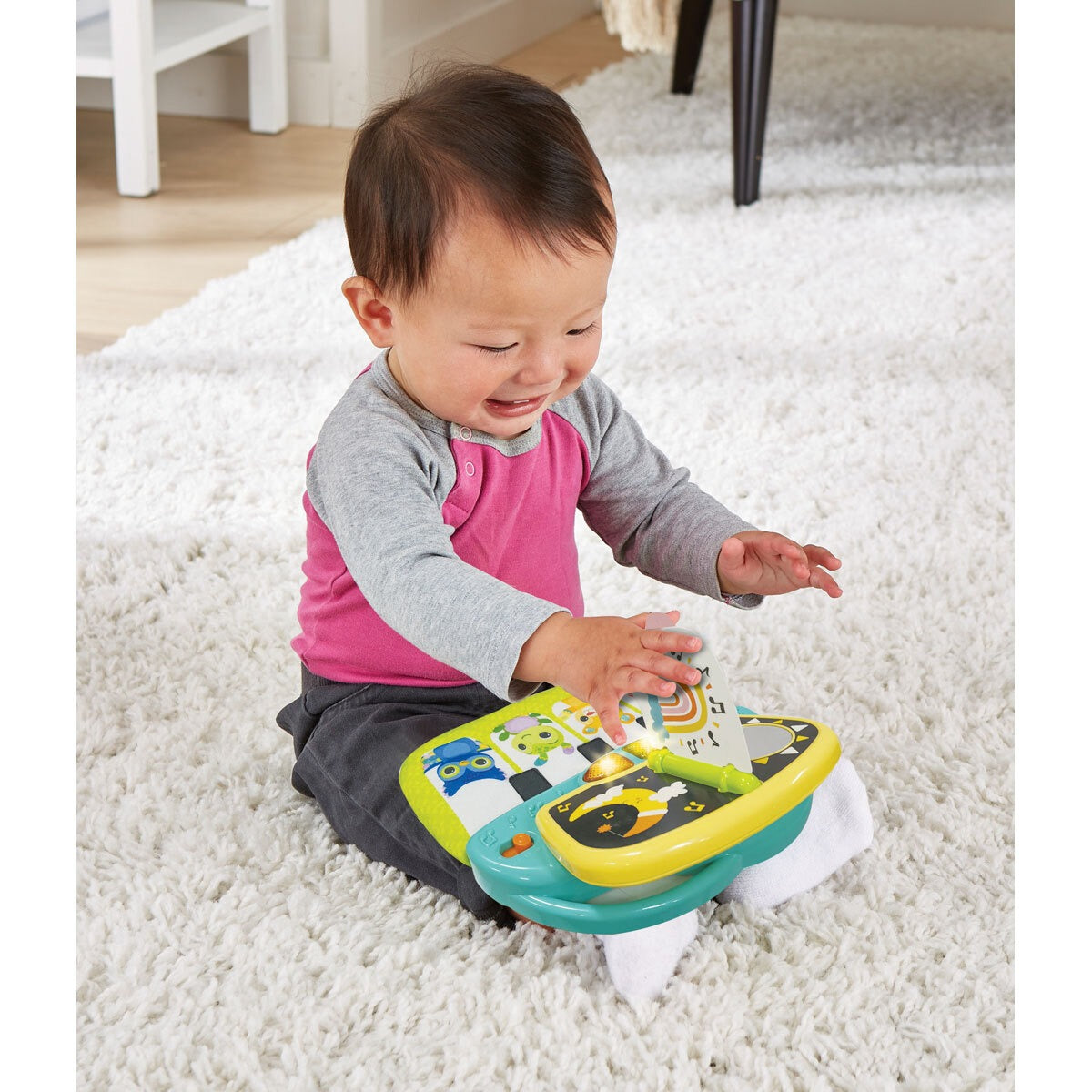 Vtech Sunshine Days Tummy Time Piano | Baby, Interactive & Developmental Toy with Sounds and Music | For Boys & Girls, Suitable for Ages 3 Months+