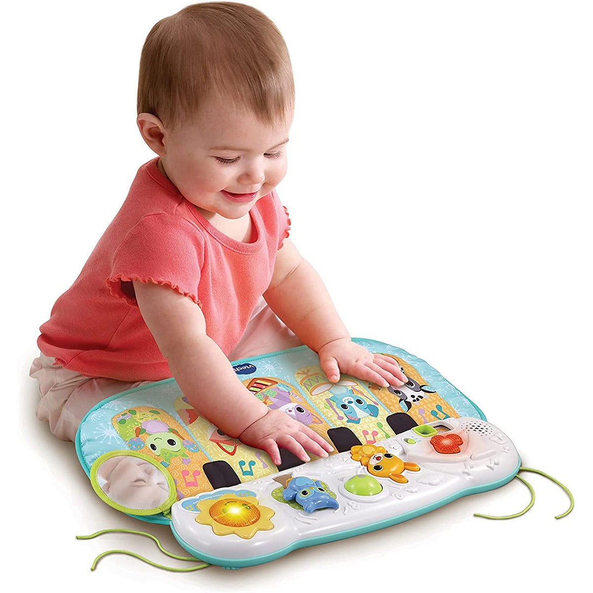 Vtech Lil? Critters Play & Dream Musical Piano | Baby Musical Toy Mat with Sounds for Boys & Girls | Soothing & Playful Music - Multicolor