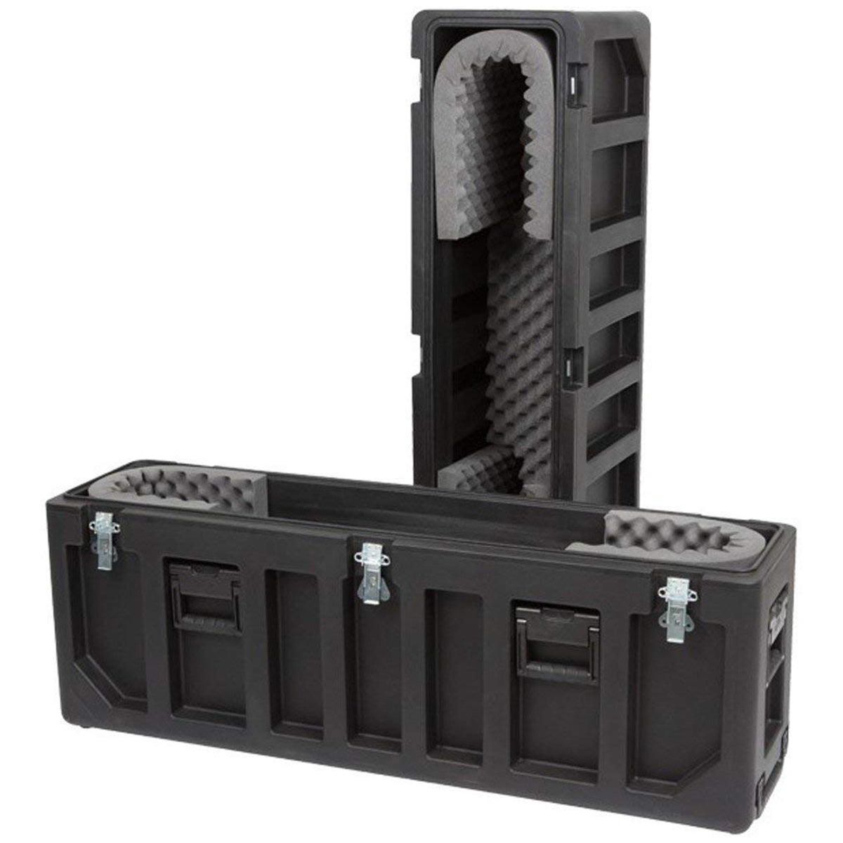 SKB Roto-molded LCD Monitor Case fits 42" - 50" screens. Universal foam pad set