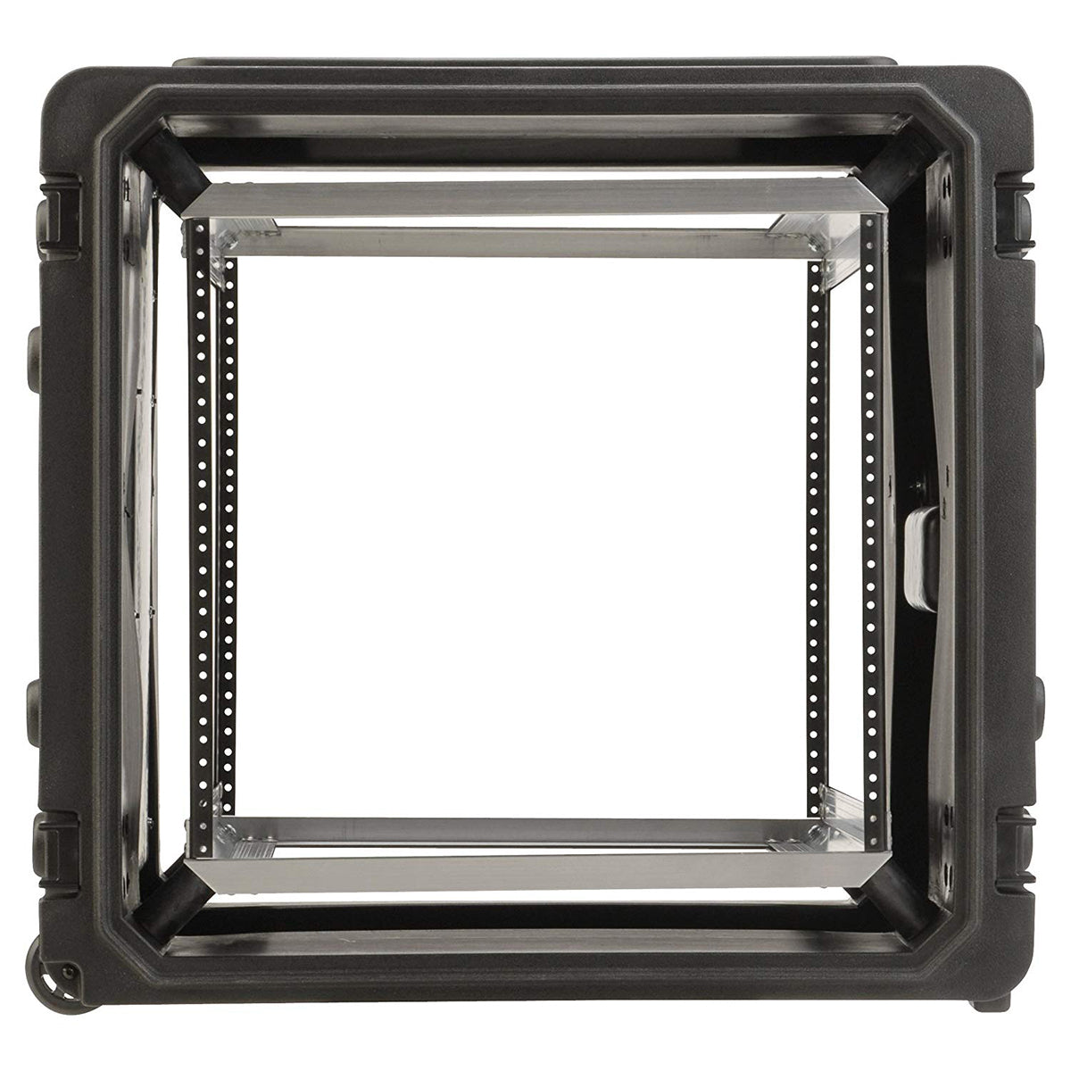 SKB 20 Inch Deep 8U Roto Shockmount Rolling Rack w/ Wheels & Handle