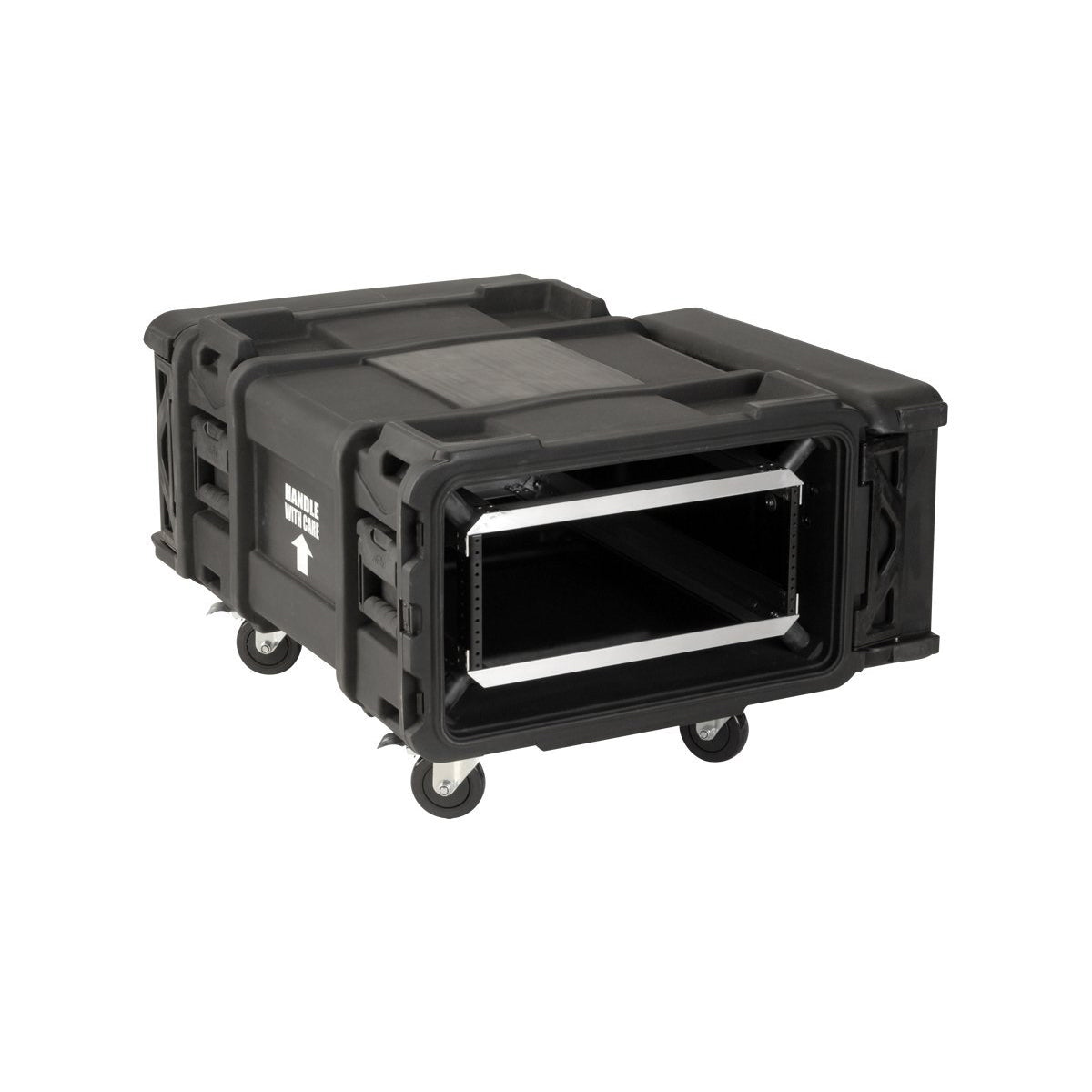 SKB 30 Inch Deep 4U Roto Shock Rack w/ Wheels