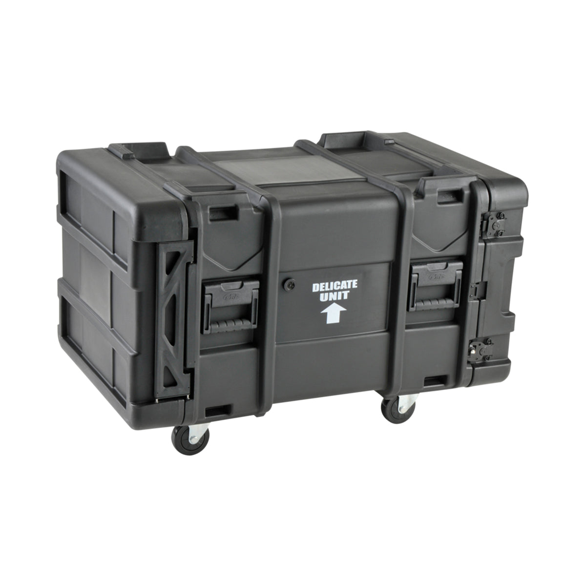 SKB 30 Inch Deep 8U Roto Shock Rack w/ Wheels