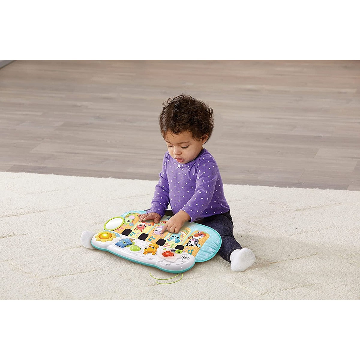 Vtech Lil? Critters Play & Dream Musical Piano | Baby Musical Toy Mat with Sounds for Boys & Girls | Soothing & Playful Music - Multicolor