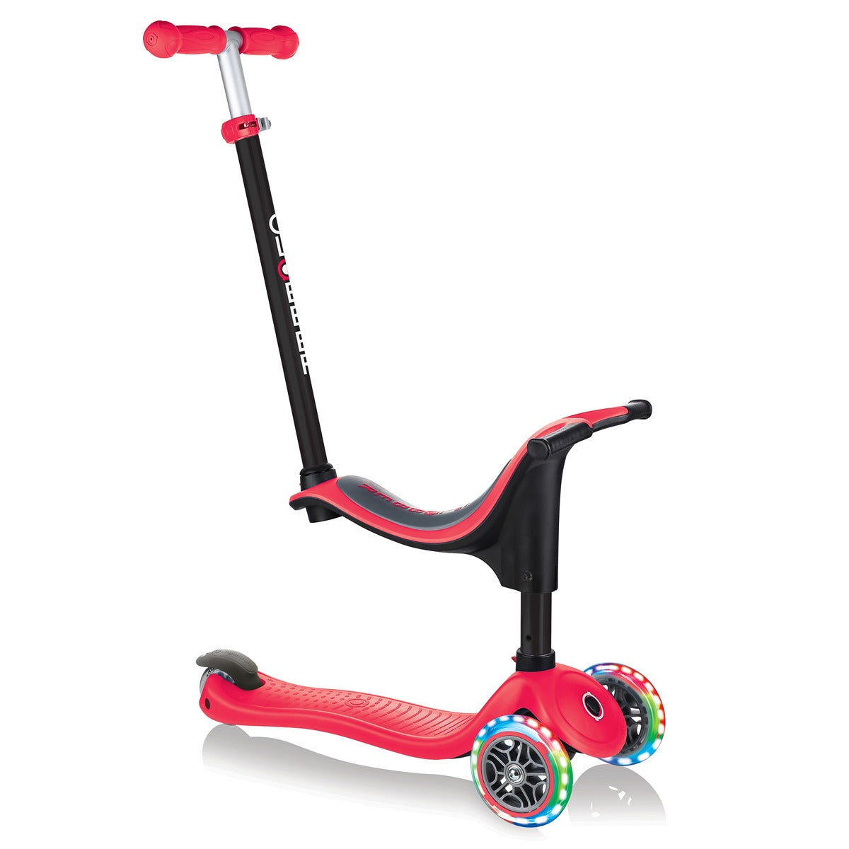 Globber GO UP SPORTY LIGHTS SCOOTER - RED