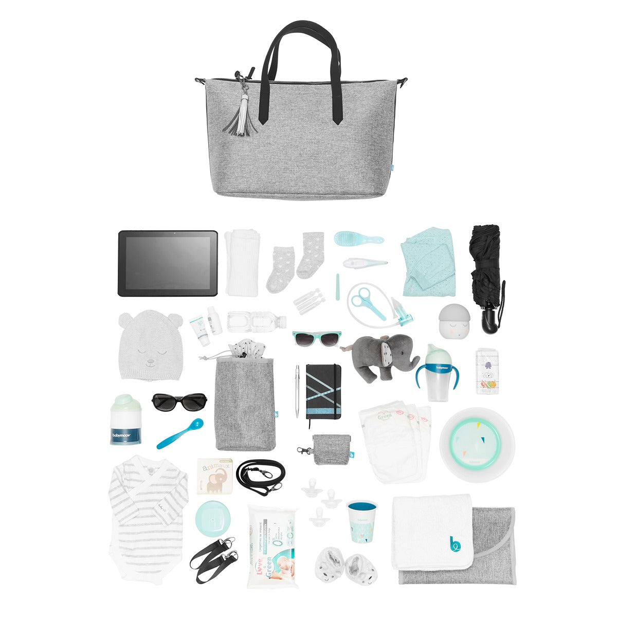 BabyMoov Changing Bag Le Champ Elysees Smokey