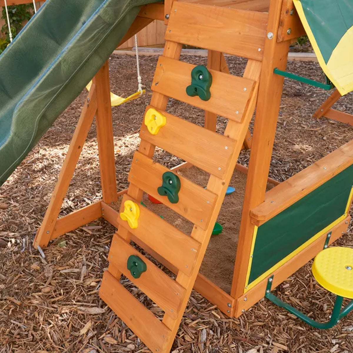 Kidkraft Brightside Wooden Swing Set