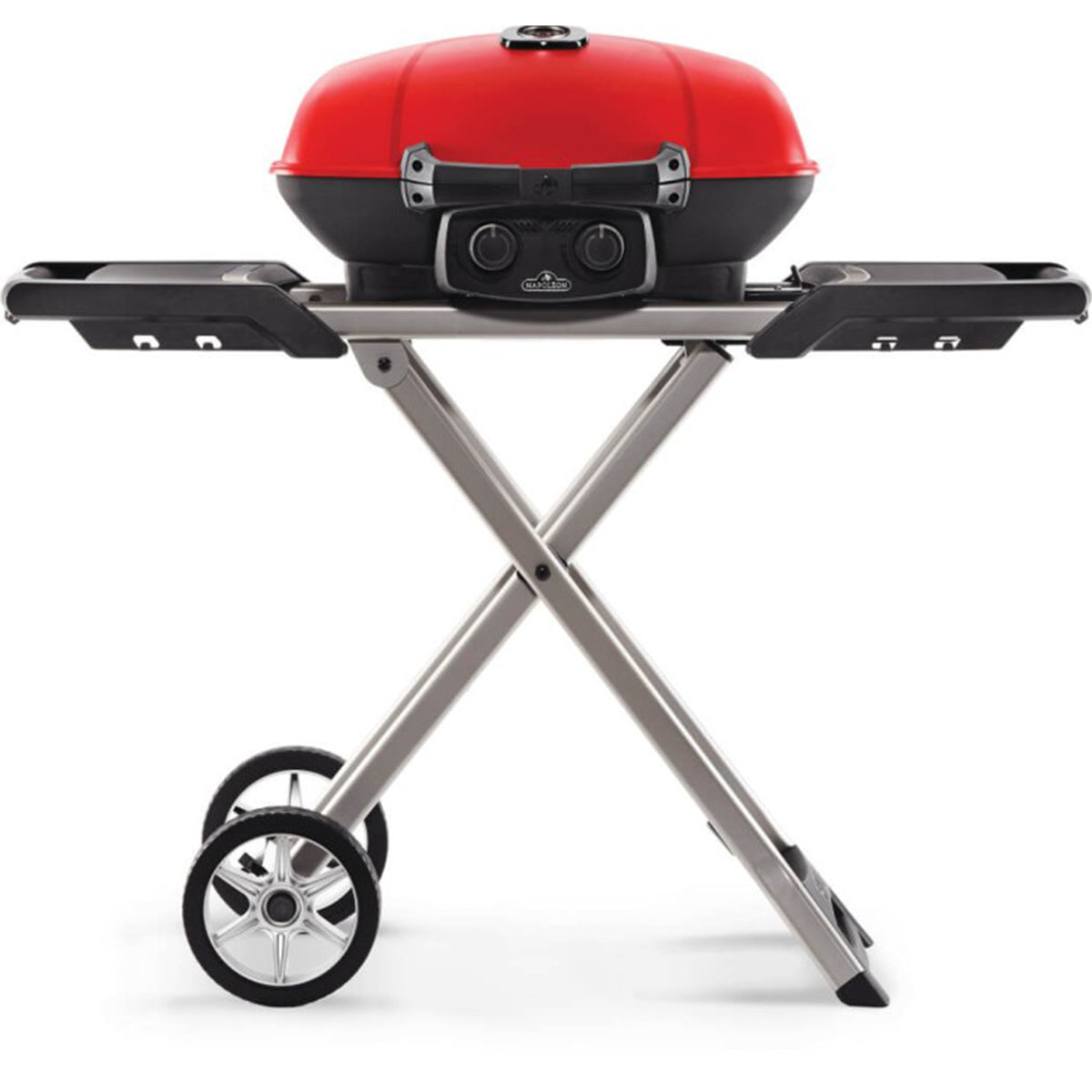 Napoleon TravelQ TM 285w/ Scissor Cart and Griddle/RED OR BPK