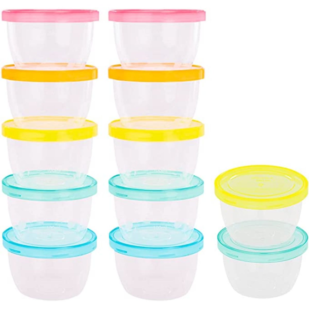 Badabulle Set of 12 Reusable jars 250 ml, 100% airtight