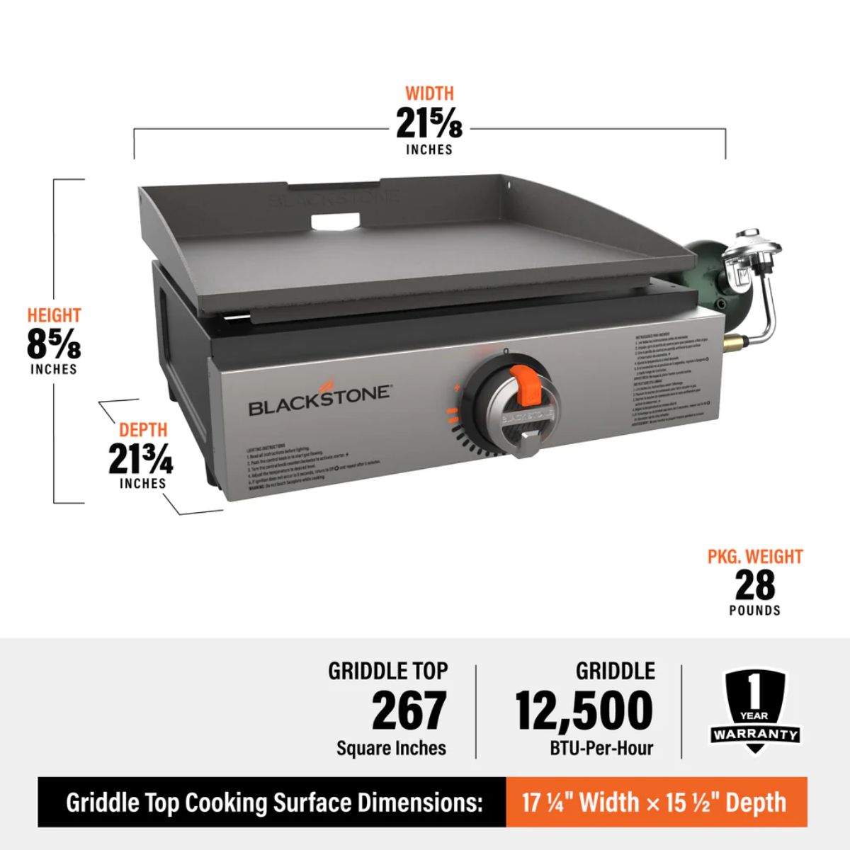 Blackstone 17 inch Table Top Griddle