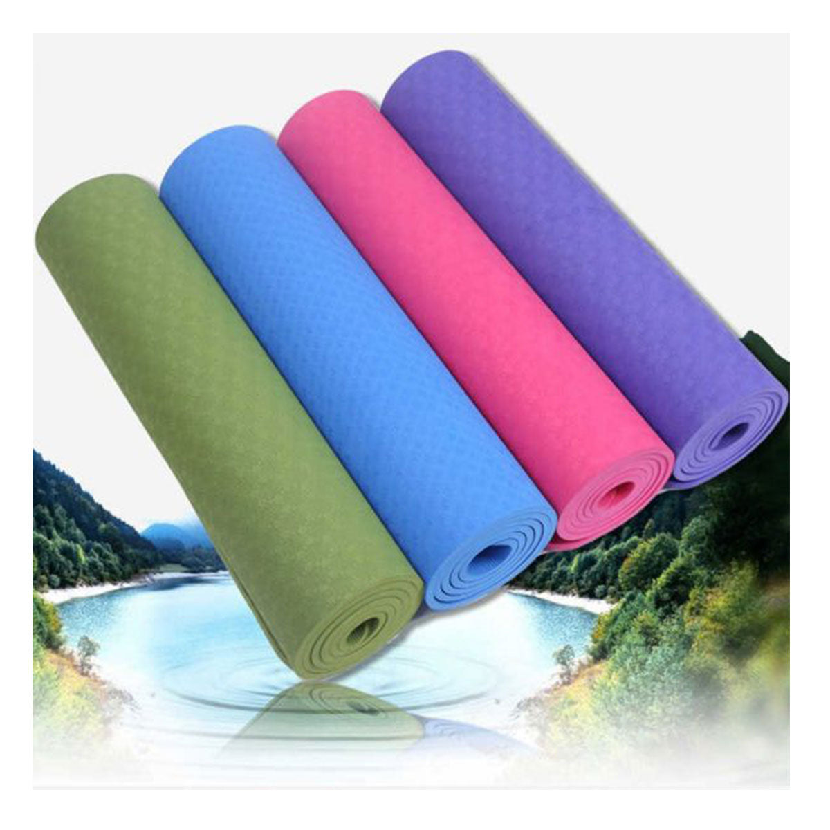 Sports Plus Yoga Mat TPE With Bag