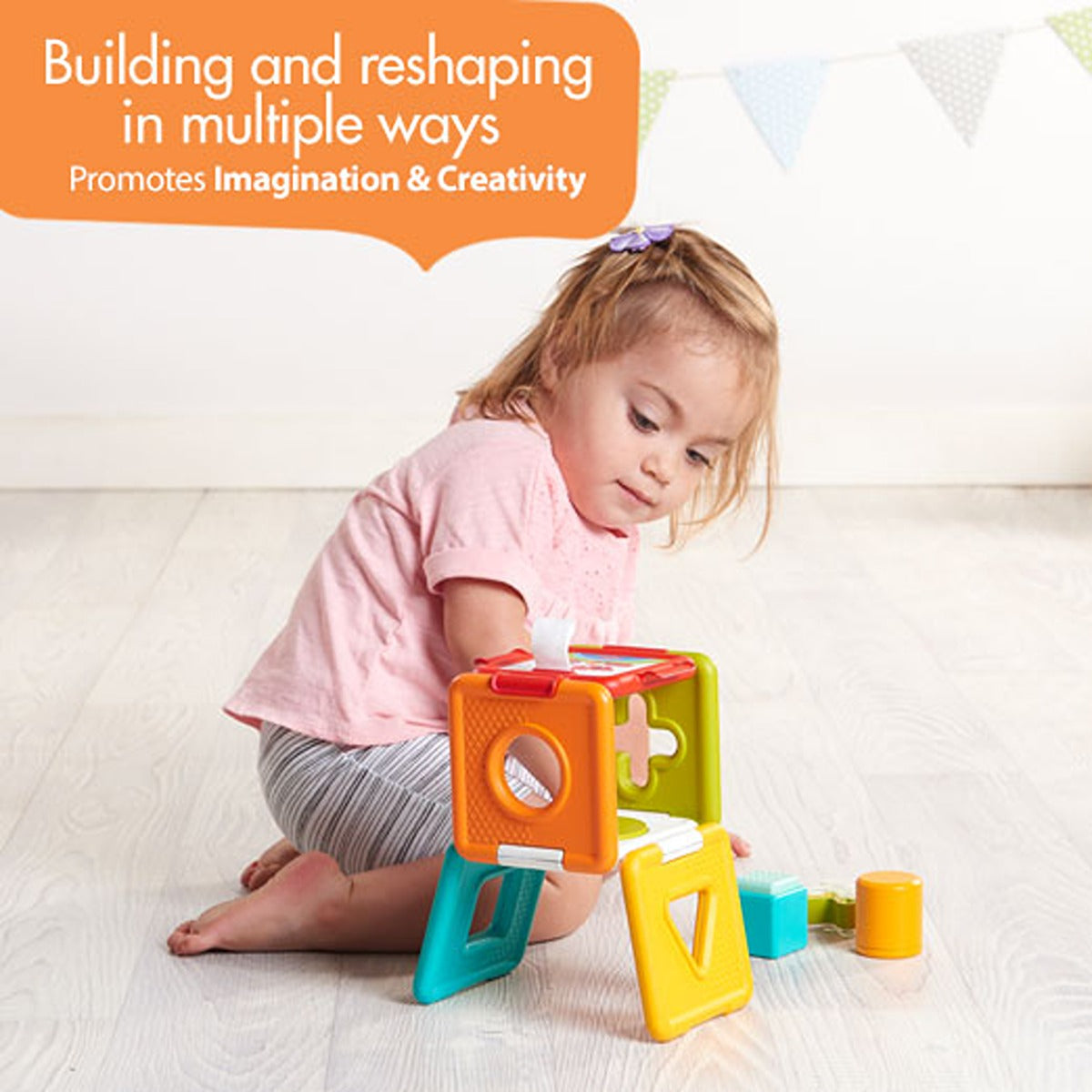 Tiny Love - 2 IN 1 SHAPE SORTER & PUZZLE | 6 Months+ | Developmental Educational Toy, Improves Senses and Cognition