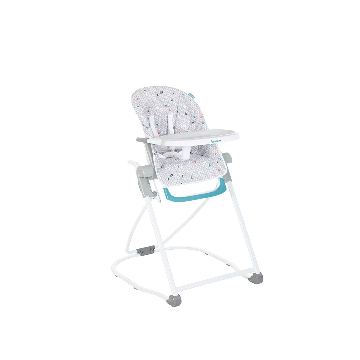 Badabulle - Compact High Chair with Flat Folding & Multi Positioning