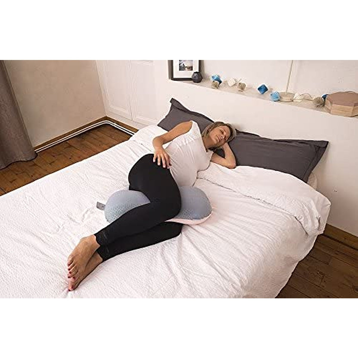 BabyMoov 2 in 1 Ergonomically designed Maternity & Nursing Pillow -  Pink