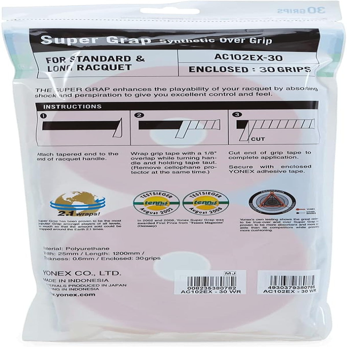 Yonex SUPER GRAP (30 WRAPS)