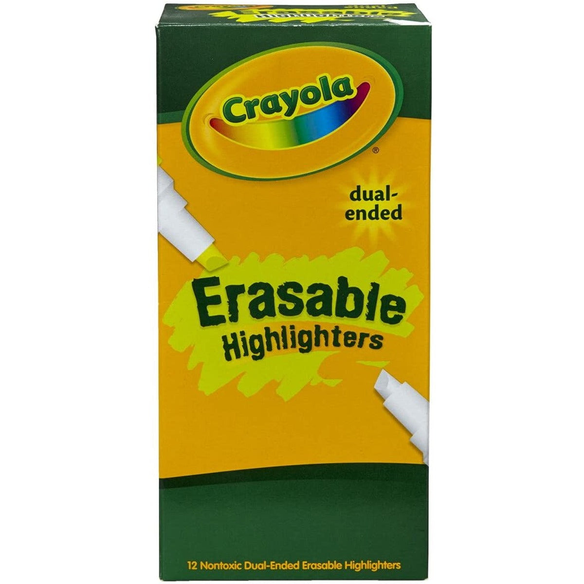 Crayola 12 ct. Bulk Set Dual-Ended Erasable Highlighter