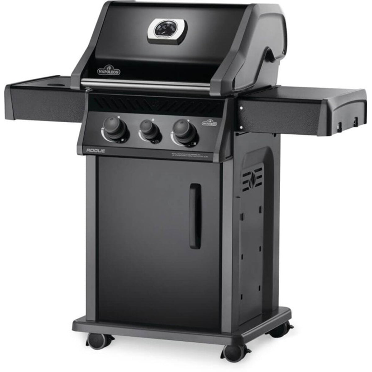 Napoleon Legend  365 Propane Gas Grill with Range Side Burner, Black