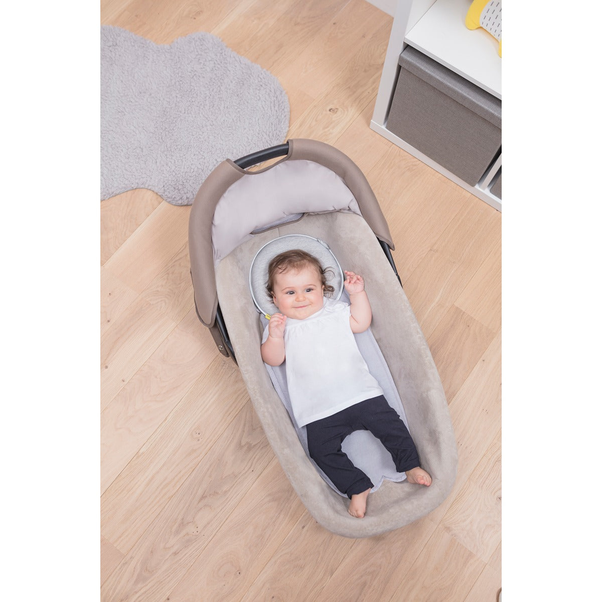 BabyMoov Lovenest + - Baby Pillow/Head rest Smokey