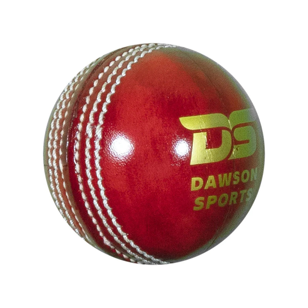 Dawson Sports DS Match Leather Cricket Ball - Premium - Red