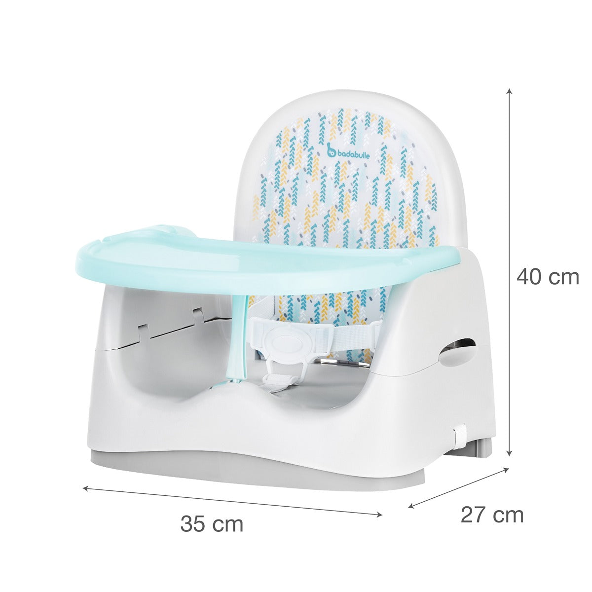 Badabulle - Trendy Feeding Comfort Booster Seat, Ultra Compact