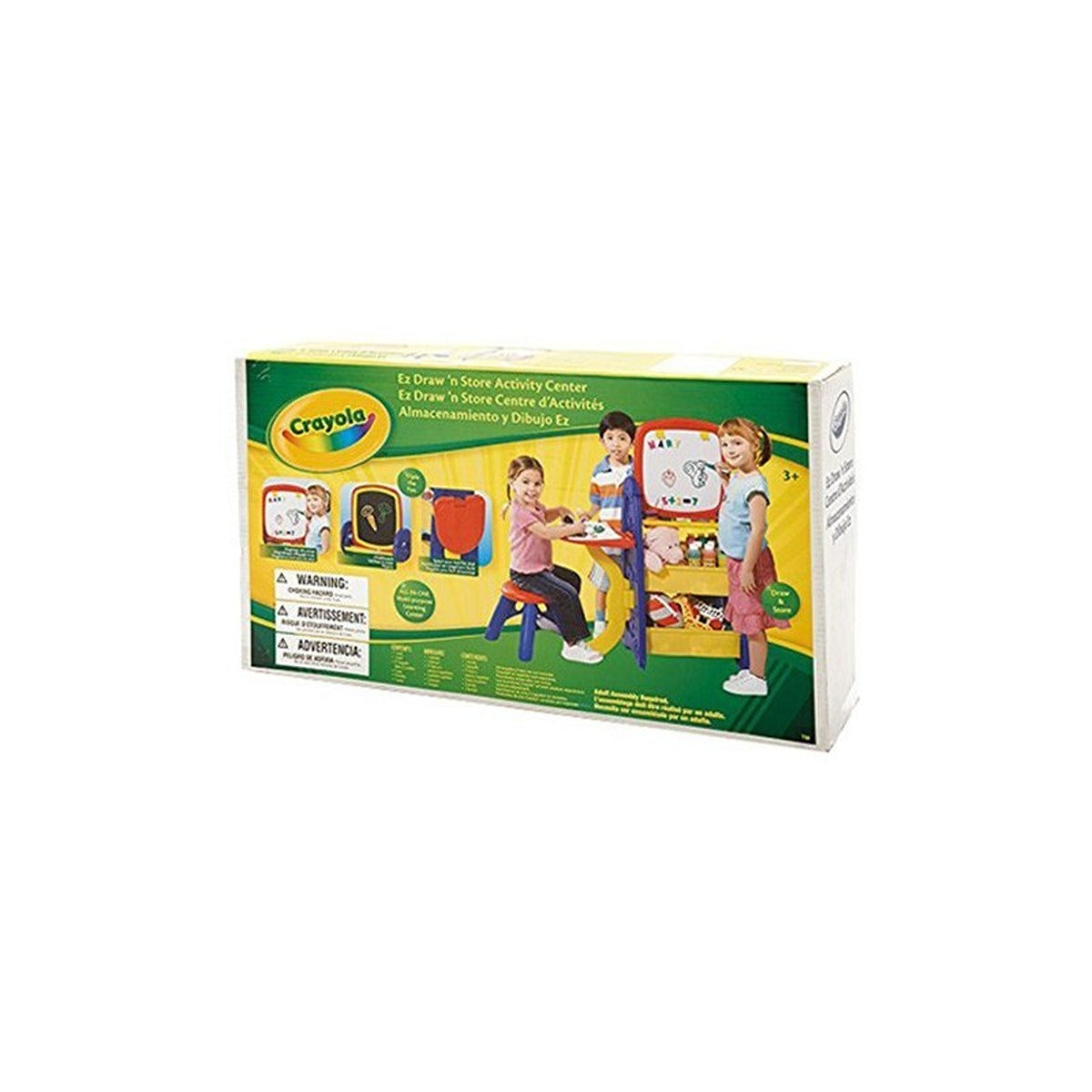 Crayola Double-sided easel with a 6-in-1 creativity center board