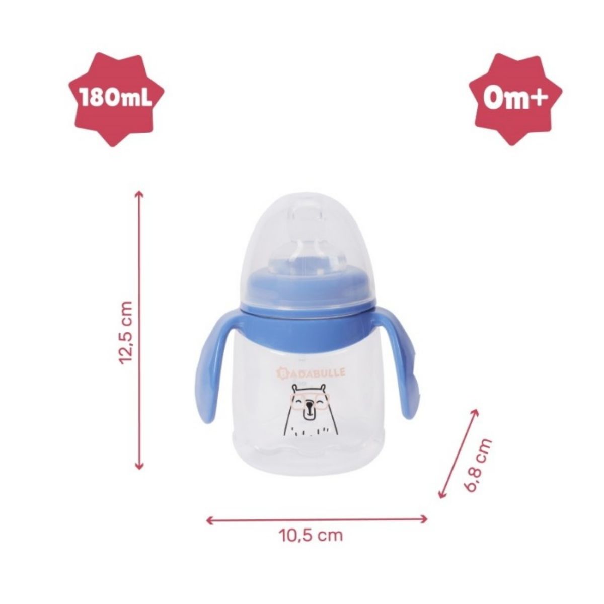 Badabulle Blue Anti-leakage Drinking Non spill cup