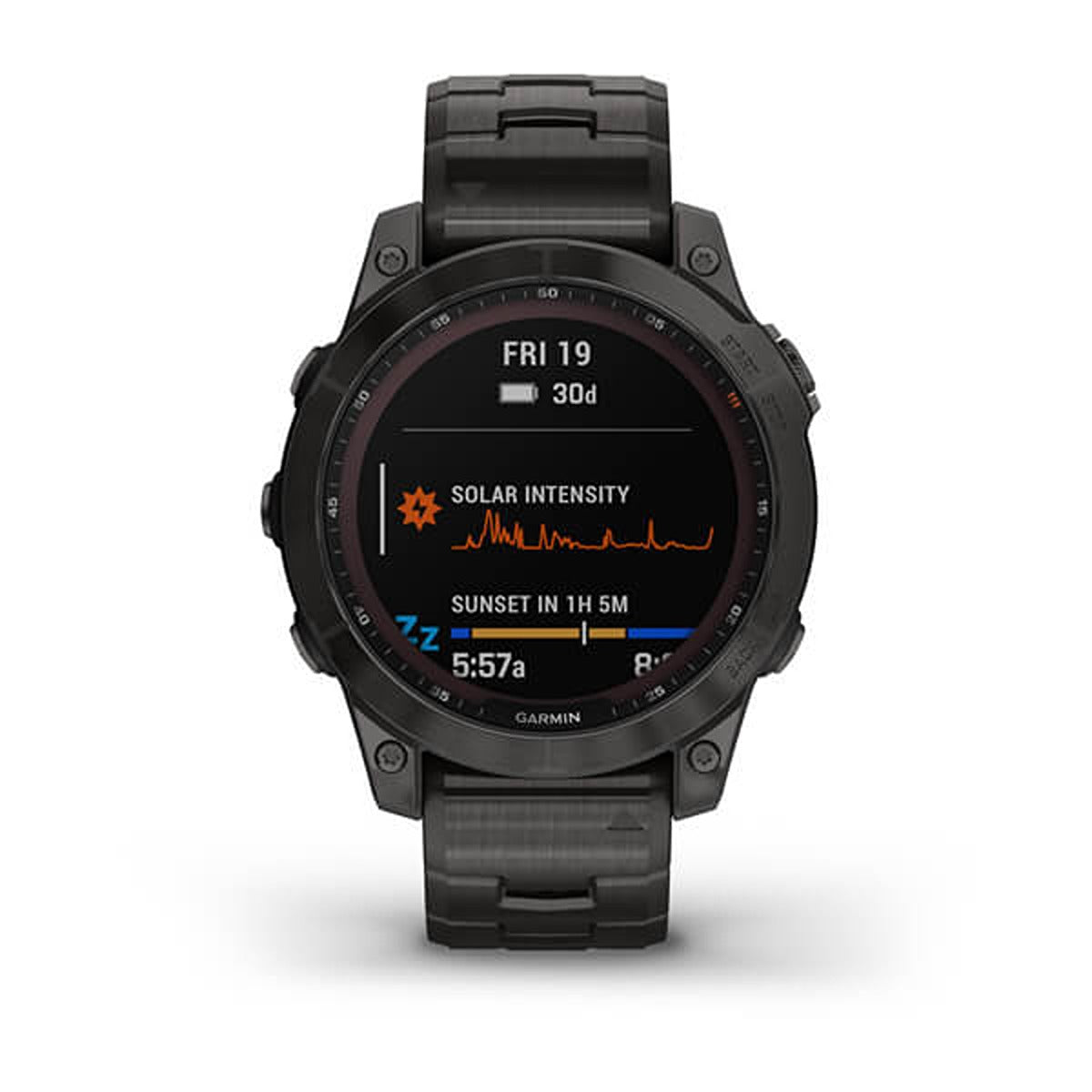 Garmin Fenix7 Saph/carb Gray DLC TI/VNTD TI BND