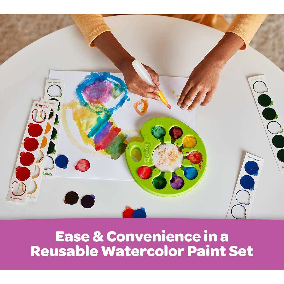 Crayola Pop & Paint Washable Watercolor Palette