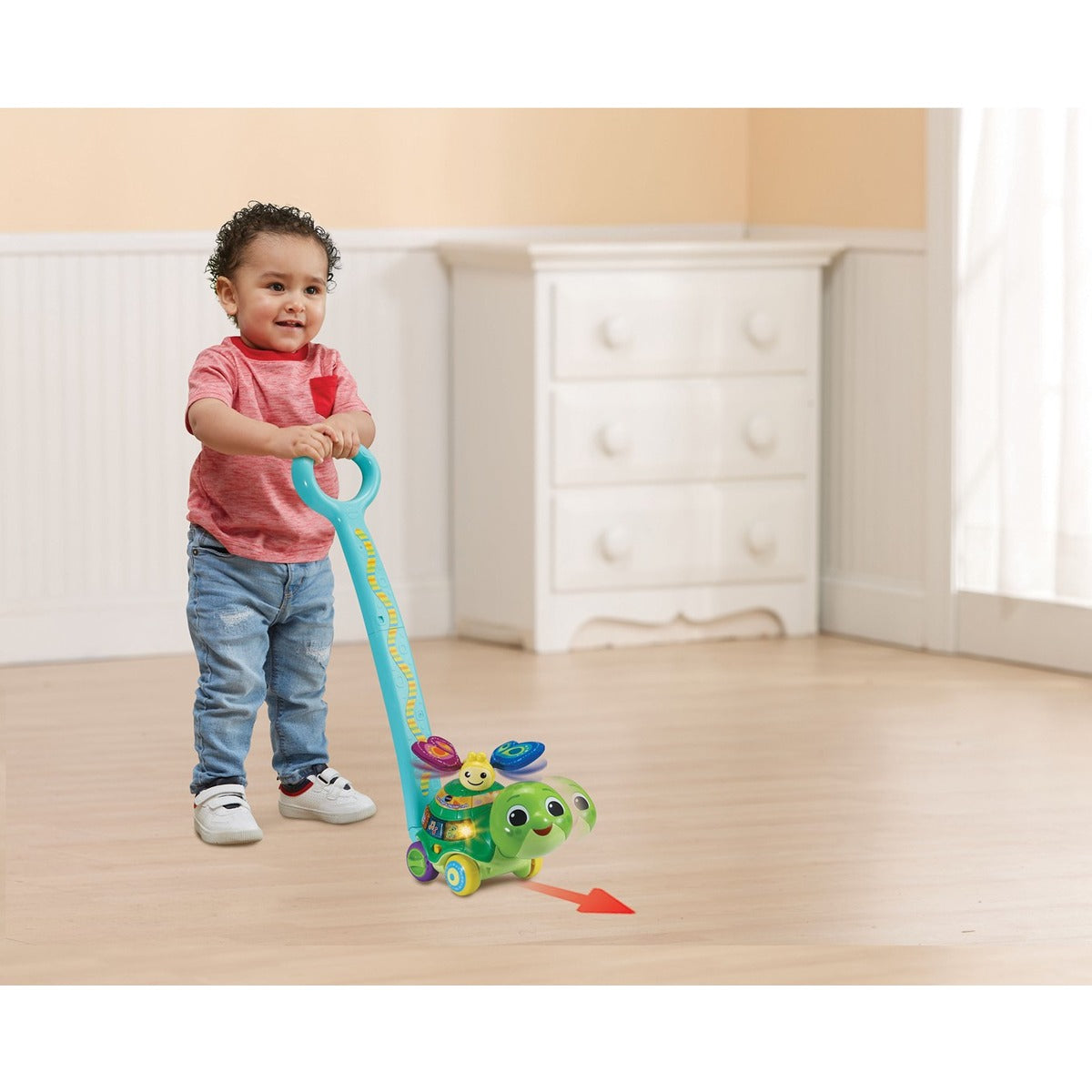 Vtech 2-IN-1 PUSH & DISCOVER TURTLE