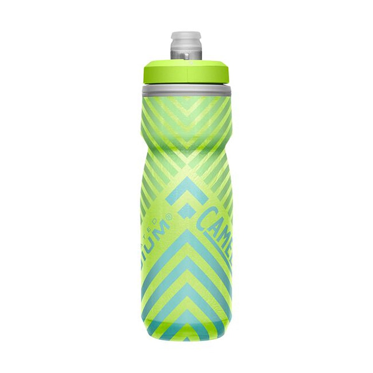 CamelBak Podium Chill Outdoor 21oz, Lime/Blue Stripe