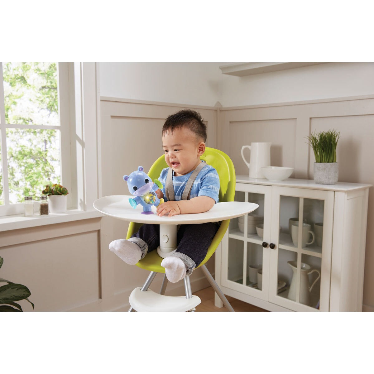 Vtech Stick & Twist Hippo | Hippopotamus, Interactive & Developmental Toy with Sounds and Music | For Boys & Girls, Suitable for Ages 3 Months+